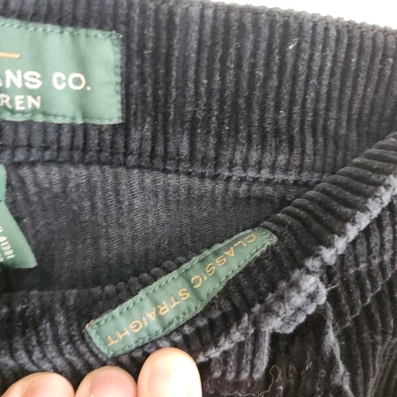 Vintage Ralph Lauren Navy Corduroy Pants Classic Straight Fit Women’s Size 14 - Picture 11 of 13